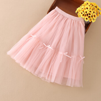 abcnq女童短裙半身裙2023夏装裙子儿童星空裙纱裙裙超洋气女孩半身