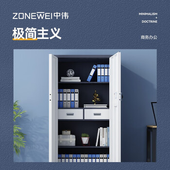 中伟(ZHONGWEI)保密柜文件柜双保险柜办公文件柜档案柜智能密码锁通门蓝白框带抽 中伟(ZHONGWEI)保密柜文件柜双保险柜办公文件柜档案柜智能密码锁通门蓝白框带抽