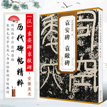 正版汉 袁安碑袁敞碑 历代碑帖精粹 附简体旁注 原碑原贴 篆
