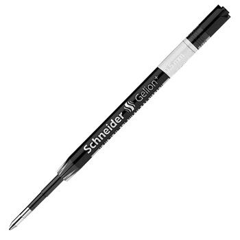 施耐德（Schneider）中性笔芯0.5+mm防水快干签字笔替芯 德国进口欧标G2系列黑色2支装103939D