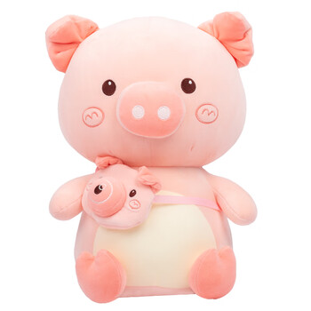 抖音网红同款泡泡猪公仔可爱小猪毛绒玩具办公室午睡抱枕车载猪猪u型