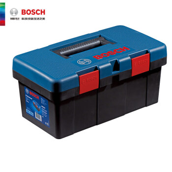 博世（BOSCH）工具箱五金工具储存箱加厚便携收纳塑料箱鱼箱杂物衣物 博世17寸工具箱(43X23X20CM)