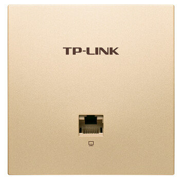 普联（TP-LINK）AX3000双频千兆面板AP大户型全屋wifi6无线mesh组网 PoE供电AC管理 TL-XAP3002GI-PoE薄款香槟金