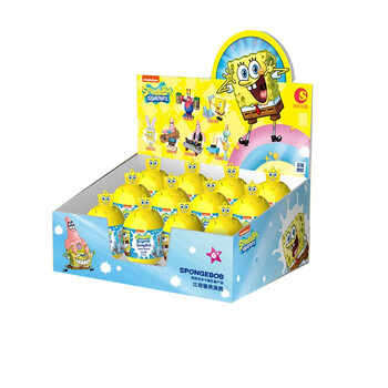 狮勒海绵宝宝盲盒道具玩具摆件生日礼物开学季正版全新 海绵宝宝扭蛋