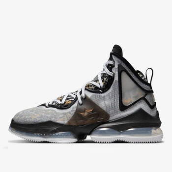 詹姆斯19代黑红大灌篮lbj 19黑灰米白新年男女战靴 詹姆斯19黑豹纹 36