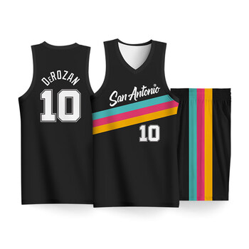 并力马刺球衣城市版新款男生比赛队服10号德罗赞出场运动训练服订制马刺城市黑 10号德罗赞 7天预售款 2xs 图片价格品牌报价 京东