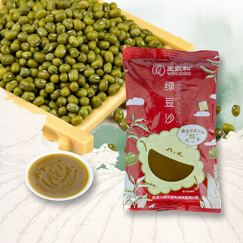 王致和绿豆沙350g袋装绿豆沙冰绿豆糕烘焙原料王致和绿豆沙350g1