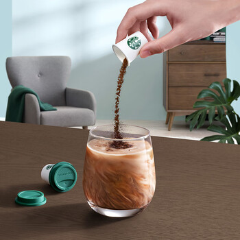 星巴克（Starbucks）精品冻干黑咖啡随星杯1.0重烘 0糖0脂超精品便携美式 2.7g*18颗