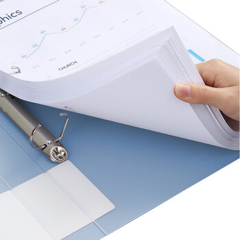 齐心(Comix)两孔夹文件夹 2孔文件夹活页打孔A4文件夹 D型二孔 1只装25mm A4 浅蓝A5625 齐心(Comix)两孔夹文件夹 2孔文件夹活页打孔A4文件夹 D型二孔 1只装25mm A4 浅蓝A5625