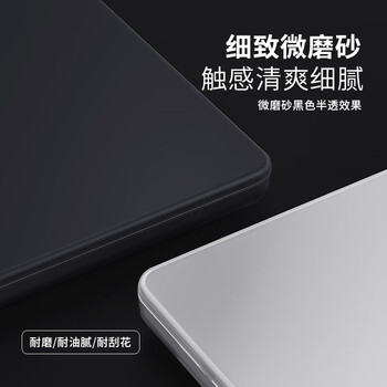 ESCASEMacBook Air保护壳13.6英寸2022/24款苹果笔记本电脑保护套外壳 电脑配件防刮耐摔魅力黑A2681