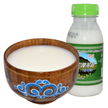 内蒙古阿巴嘎酸马奶策格 248ml 酸奶疗法滋补品 新鲜马奶 纯酸马奶 纯