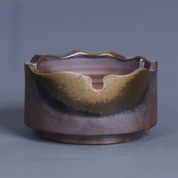 纯手工复古陶瓷烟灰缸家用复古中式客厅办公室放飞灰玄关艺术品轻奢风