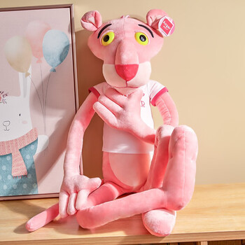洁芙泉毛绒玩具女孩18米公仔超大号毛绒玩具顽皮粉红豹玩偶布娃娃女生