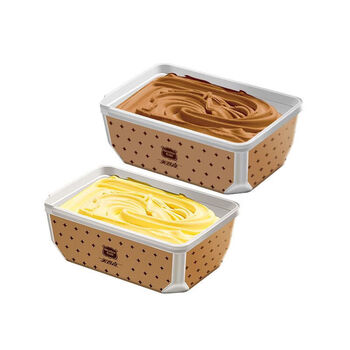 美登高(meadow gold)冰淇淋欢畅盒装500g/盒香草味雪糕网红 【2盒】