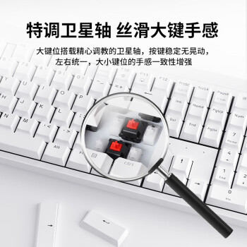 CHERRY樱桃 MX2.0S 机械键盘 游戏键盘 办公键盘 电脑键盘 全尺寸键盘 有线键盘 樱桃无钢结构 黑色红轴
