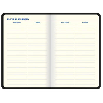 Filofax＆Letts联名款英国进口记事本ICON图标系列定页笔记本中号海军蓝旅行内页本090155