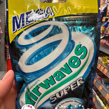 饮料>休闲食品>糖果>口香糖>桃西村>桃西村澳門代購airwavessuper劲浪
