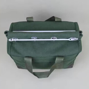 融银之汇（RYZH）0095 取款袋军绿色帆布板扣包80万银行专用包借调款包运钞袋缴款袋8捆360*220*360mm