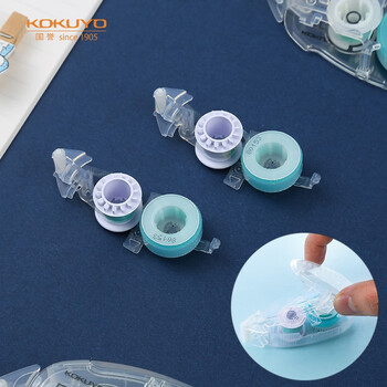 国誉(KOKUYO)【热门商品】点点胶替芯8m*6mm学生双面胶透明点状胶带替换芯 2个 WSG-D300-06 国誉(KOKUYO)【热门商品】点点胶替芯8m*6mm学生双面胶透明点状胶带替换芯 2个 WSG-D300-06