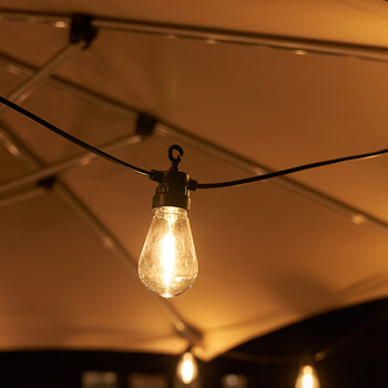 灯串彩灯闪灯露营庭院阳台户外家用装饰防水暖色s14款插电款5米10灯