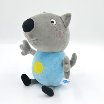 毛绒玩具男女童抱枕公仔佩琪恐龙先生泰迪熊朋友套装 小狗丹尼30cm