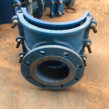 马鞍三通法兰抱箍哈夫节抢修器马鞍铸铁pe钢管分水三通管道增接口定制