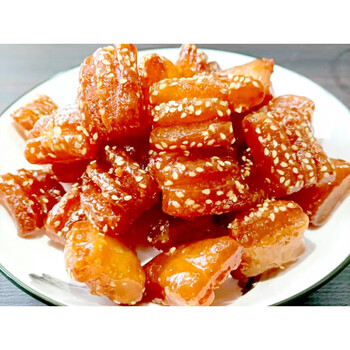 美味蜜三刀羊角蜜山东特产传统果子江米条老式糕点芝麻果散装蜜三刀角