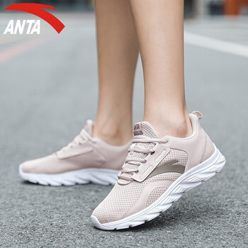安踏跑步鞋女鞋运动鞋女2022年春夏季新款轻便耐磨慢跑鞋透气休闲鞋子
