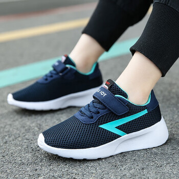 abcjoy童鞋男儿童运动鞋新款中小大少年跑步鞋网面鞋子透气防滑耐磨