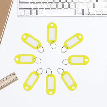 得印钥匙牌标签牌钥匙管理单面塑料钥匙牌3227汽车钥匙牌钥匙圈办公用品黄色50个/盒 得印钥匙牌标签牌钥匙管理单面塑料钥匙牌3227汽车钥匙牌钥匙圈办公用品黄色50个/盒