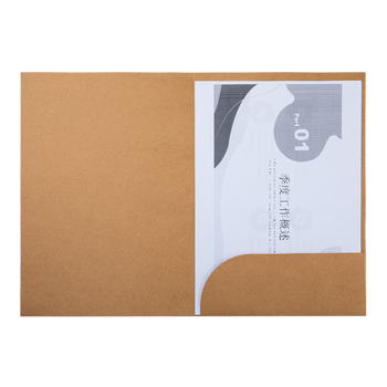 齐心（COMIX）10只A4牛皮纸纯浆文件套 L型资料文件袋文件快递袋耐用二页文件夹 DS-320黄