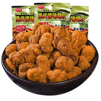 酥奇嘴(su qi zui)重庆怪味胡豆零食麻辣兰花蚕豆干坚果即食独立小吃