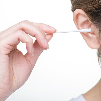 茶花 棉签掏耳朵200支纸轴成人挖耳双头化妆棉棒