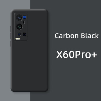 港魅vivox60pro手机壳 x60 pro   液态硅胶潮牌英文镜头全包防摔软壳