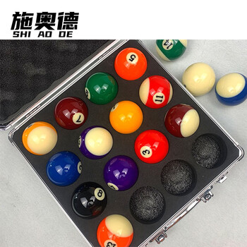 施奥德 铝合金台球盒 台球收纳盒 铝合金台球盒 16子台球盒 施奥德 铝合金台球盒 台球收纳盒 铝合金台球盒 16子台球盒