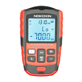 诺可信（Nokoxin） 迷你光功率红光一体机高精度迷你光功率计红光笔光纤测试仪网线测试仪4合1锂电款10MW【-70~+6】