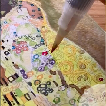 吴竹（KURETAKE）世界水彩月限量克利姆特套装WM-21/MC6V