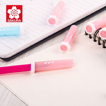 樱花(SAKURA)铅笔保护套笔帽铅笔延长器 5个装(粉色) 小学生文具系列 樱花(SAKURA)铅笔保护套笔帽铅笔延长器 5个装(粉色) 小学生文具系列