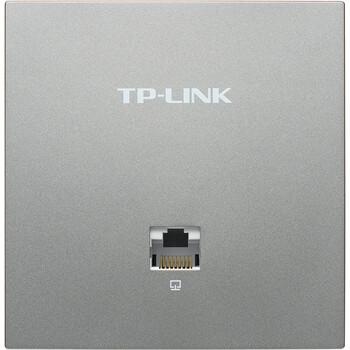 普联（TP-LINK）AX3000双频千兆面板AP全屋wifi6无线mesh组网PoE供电AC管理TL-XAP3002GI-PoE深空银薄款易展版