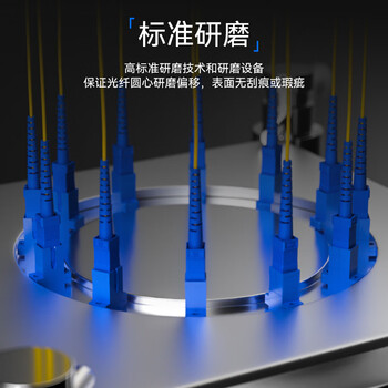 星飞亚(SINGFIYA) 电信级Φ3.0低烟无卤光纤跳线收发器尾纤-单模单芯跳线SC-LC-3M