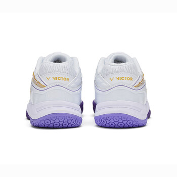 VICTOR威克多胜利羽毛球鞋男女款P9200TD高弹稳定类运动鞋白紫 42