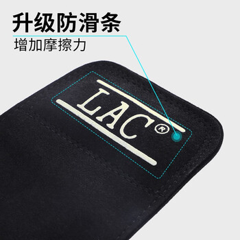 LAC硬拉助力带健身手套男引体向上单杠哑铃握力带运动护腕防滑一双装