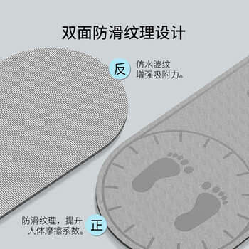 京东京造 跳绳垫瑜伽垫室内健身垫跳操垫TPE加厚8mm运动隔音减震防滑垫