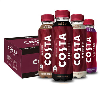 可口可乐(coca-cola)costa咖啡装低脂即饮摩卡金妃醇正拿铁可口可乐