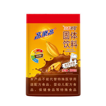 高乐高 可可粉 浓香巧克力粉牛奶即食早餐伴侣 健康食品 200g/袋 高乐高 可可粉 浓香巧克力粉牛奶即食早餐伴侣 健康食品 200g/袋