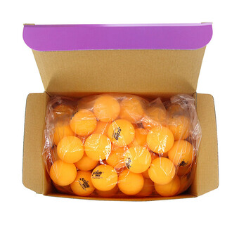 红双喜(DHS)赛顶黄一星俱乐部专用乒乓球训练大包装120只装