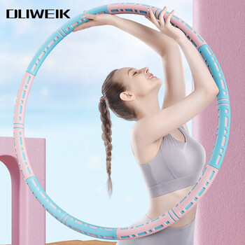 杜威克负重呼啦圈收腹腰部运动儿童成人塑形可拆卸调节美腰健身圈蓝粉色 杜威克负重呼啦圈收腹腰部运动儿童成人塑形可拆卸调节美腰健身圈蓝粉色