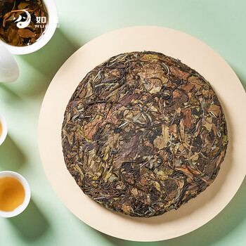 政和白茶和年政和白茶寿眉 2饼共700g 5年茶饼端午节礼盒装