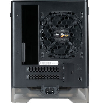 INWIN迎广A1 Lite 黑色 ITX电脑机箱迷你桌面型（支持ITX主板 120水冷 可适配显卡 配ARGB风扇及灯带）