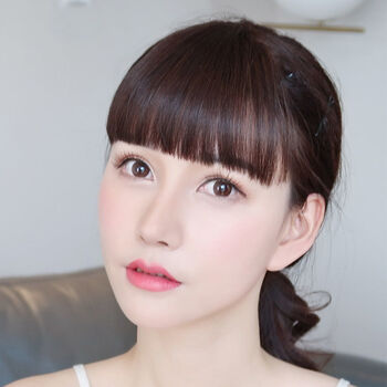 齐刘海假发女一刀齐仿真发平刘海自然无痕空气假刘海圆脸隐形头帘